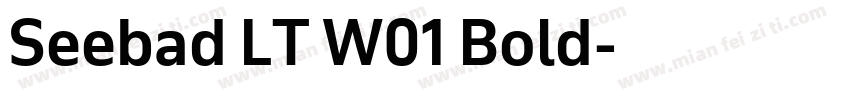 Seebad LT W01 Bold字体转换